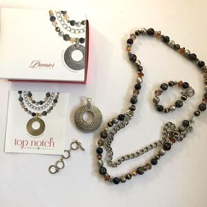 Top notch premier signature 25 looks pendant necklace bracelet